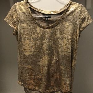 gold and grey shirt
